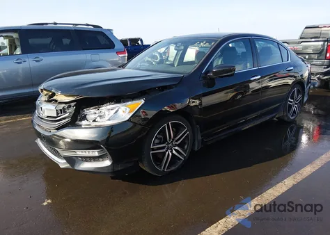 2017 Honda Accord Sport from USA, damaged, VIN 1HGCR2F57HA169442